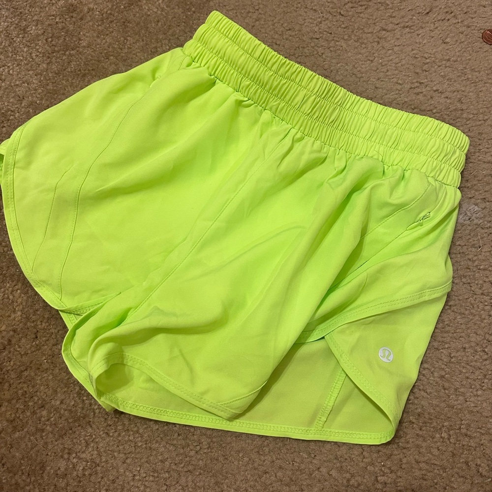lululemon athletica Women's Bright Lime Shorts